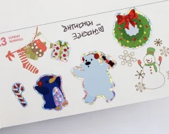 Christmas Holiday Deco Sticker