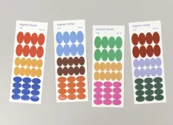 Circle Pigment See-through Sticker