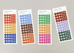 Circle Pigment See-through Sticker