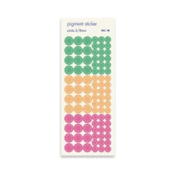 Circle Pigment See-through Sticker