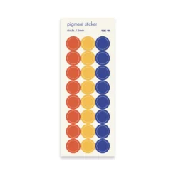 Circle Pigment See-through Sticker