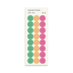 Circle Pigment See-through Sticker