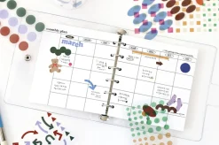Circle Pigment See-through Sticker