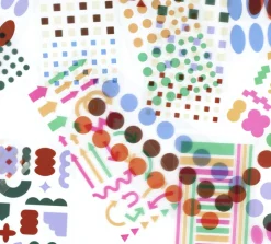 Circle Pigment See-through Sticker