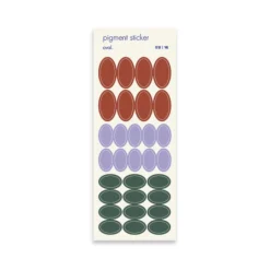 Circle Pigment See-through Sticker
