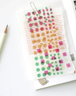 Circle Pigment See-through Sticker