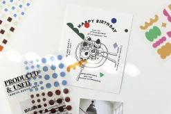 Circle Pigment See-through Sticker