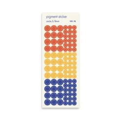 Circle Pigment See-through Sticker