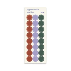 Circle Pigment See-through Sticker