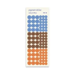 Circle Pigment See-through Sticker