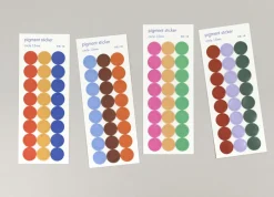 Circle Pigment See-through Sticker