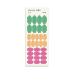 Circle Pigment See-through Sticker