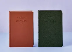 Classic Genuine Leather Lined Notebook