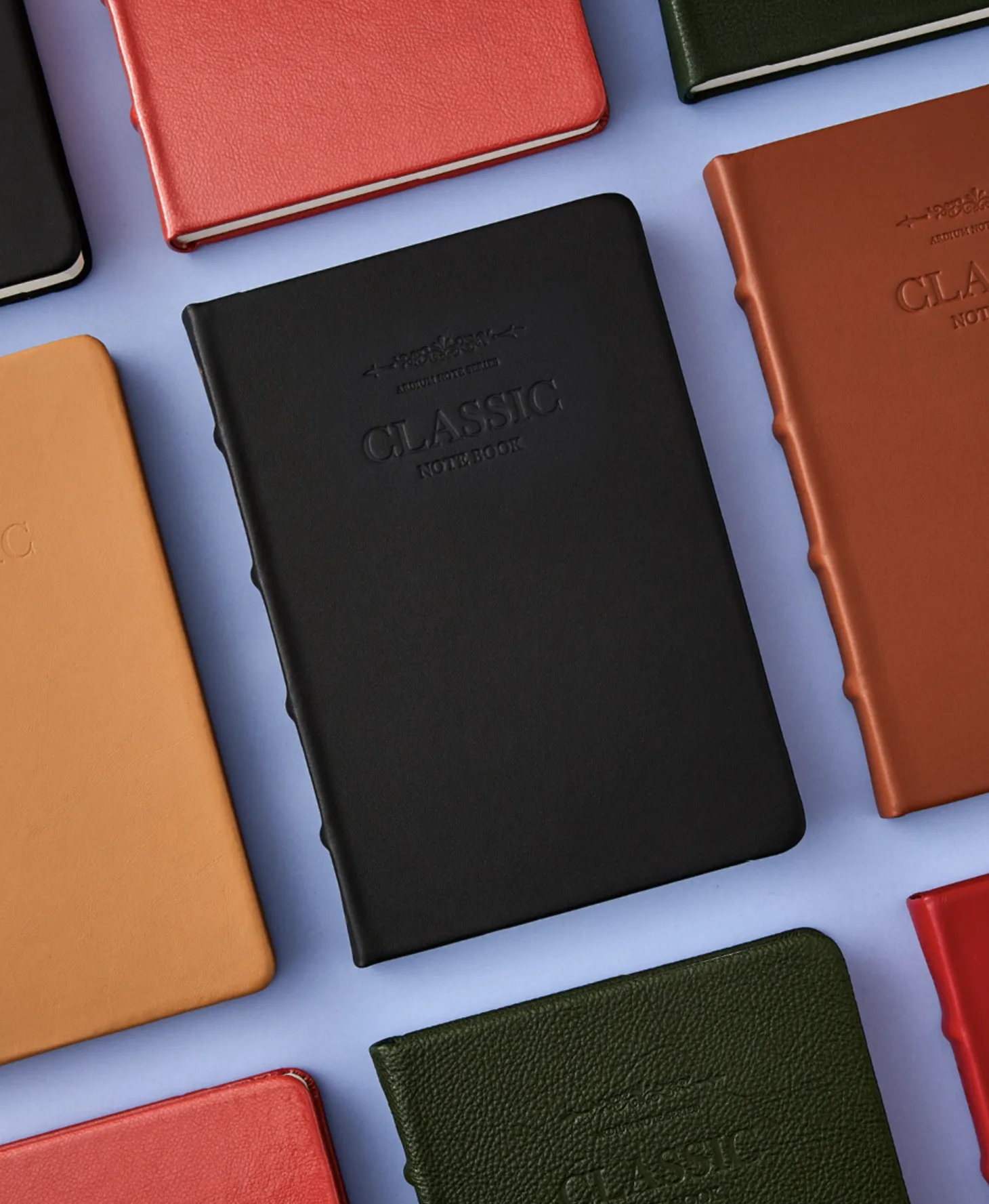 Classic Genuine Leather Lined Notebook