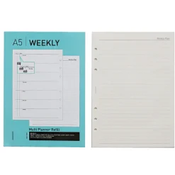 Classic 6 Ring A5 Planner Refill