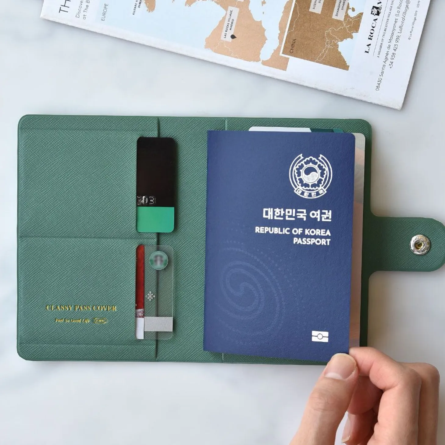 Classy Anti Skimming Passport & SIM Card Case