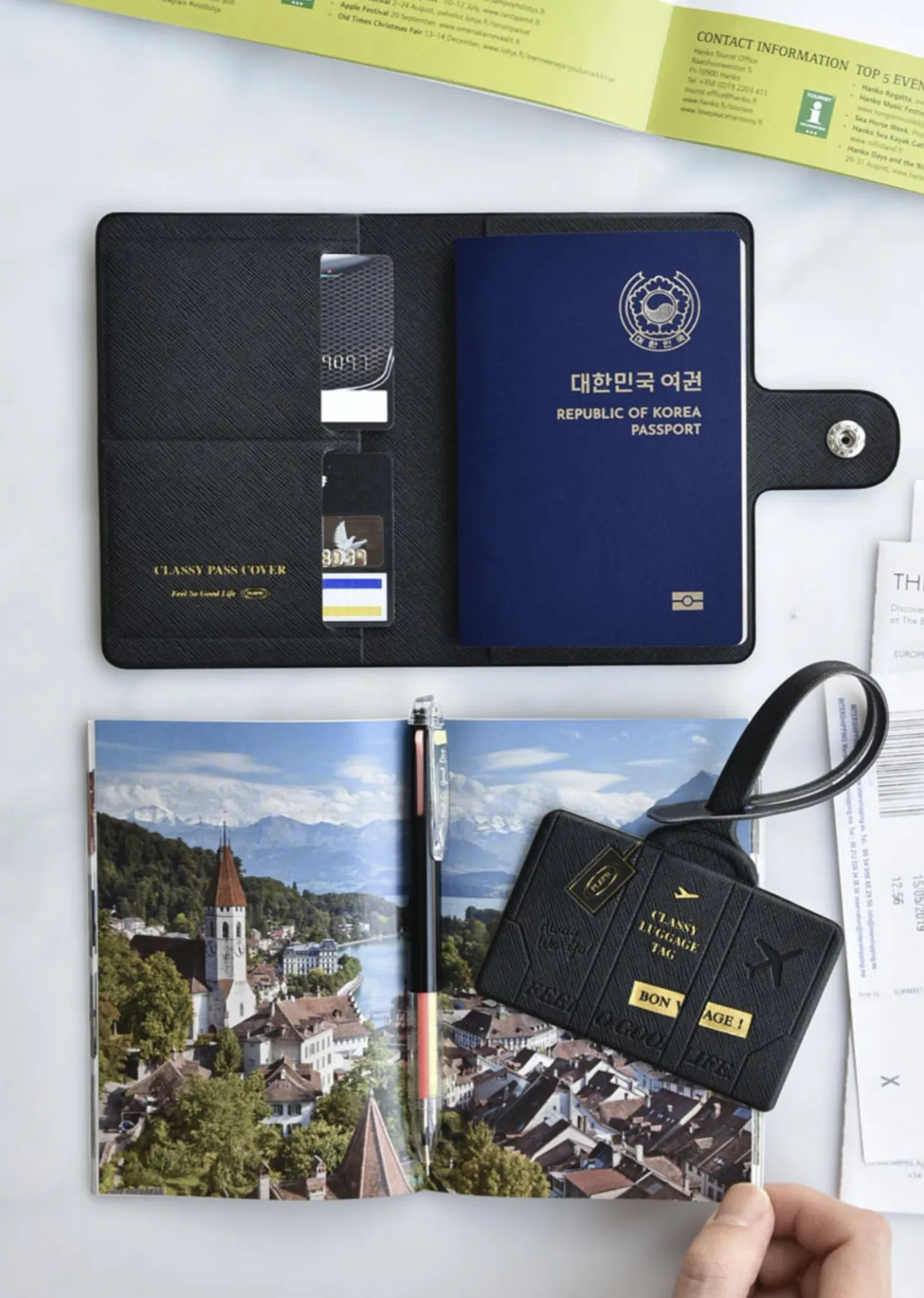 Classy Anti Skimming Passport & SIM Card Case