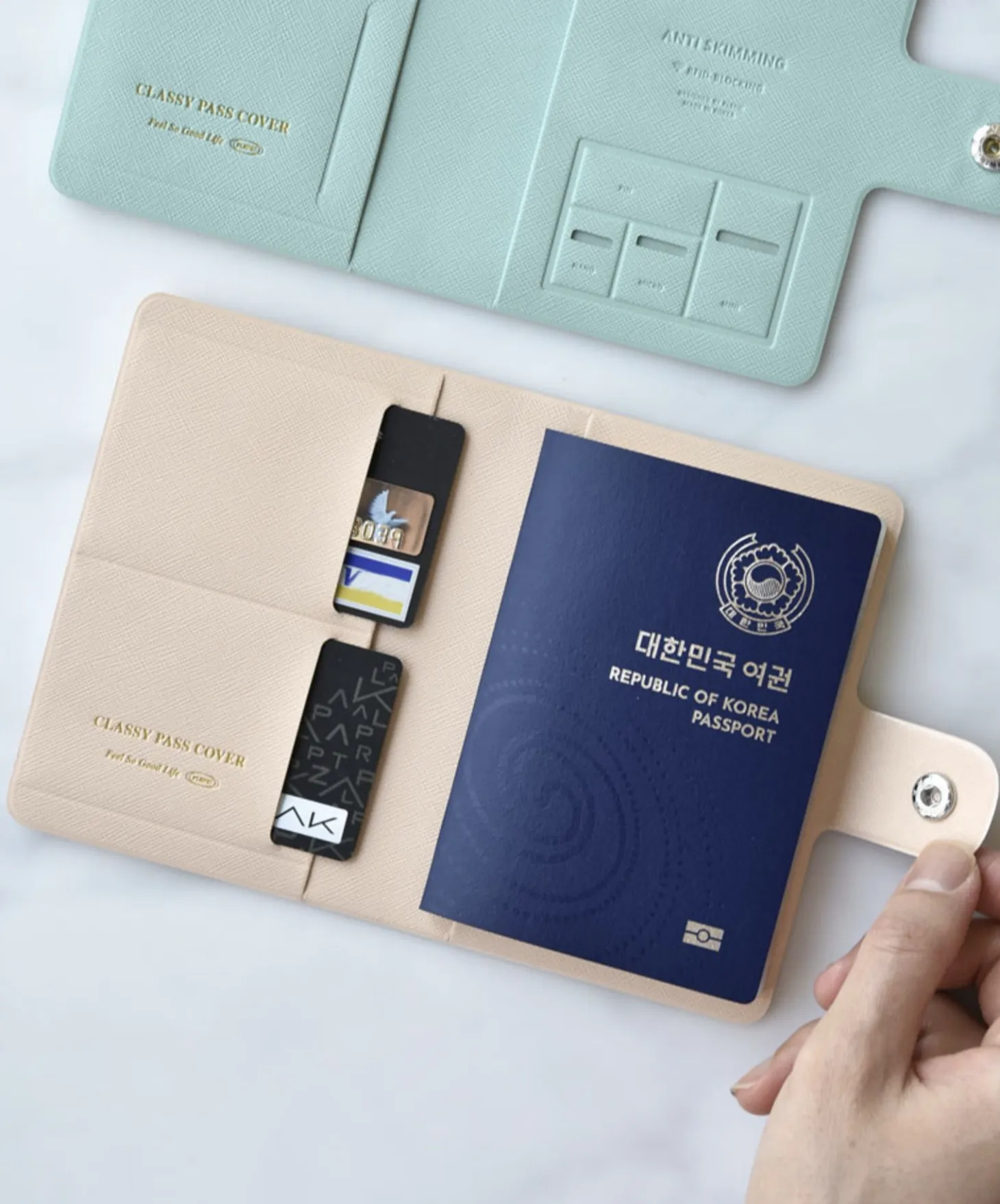 Classy Anti Skimming Passport & SIM Card Case