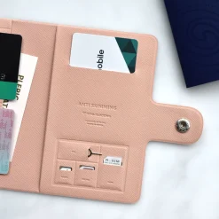 Classy Anti Skimming Passport & SIM Card Case