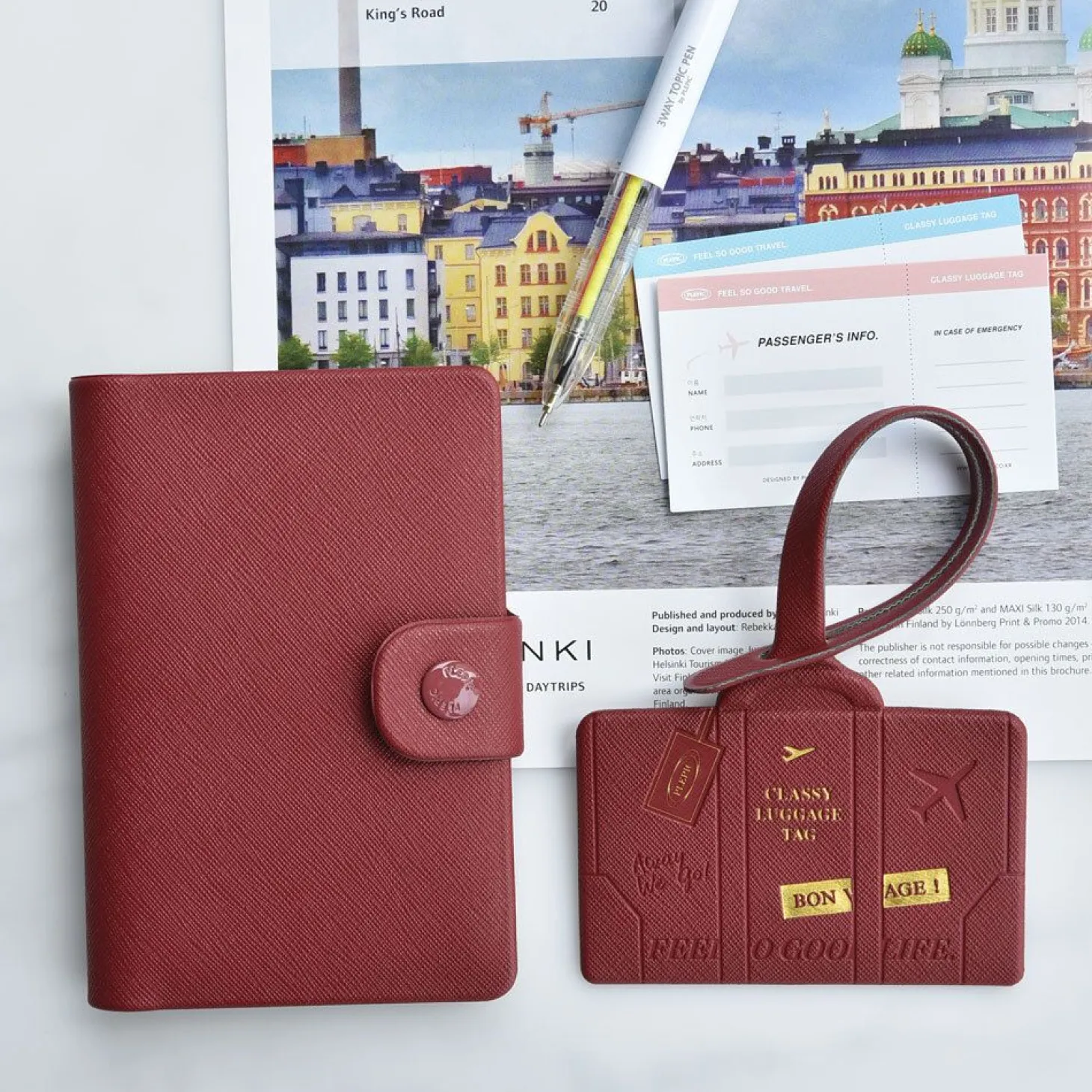 Classy Anti Skimming Passport & SIM Card Case