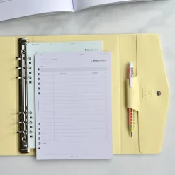 Classy Gentle 6 Ring A5 Binder