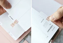 Classy Leather Index Sticker