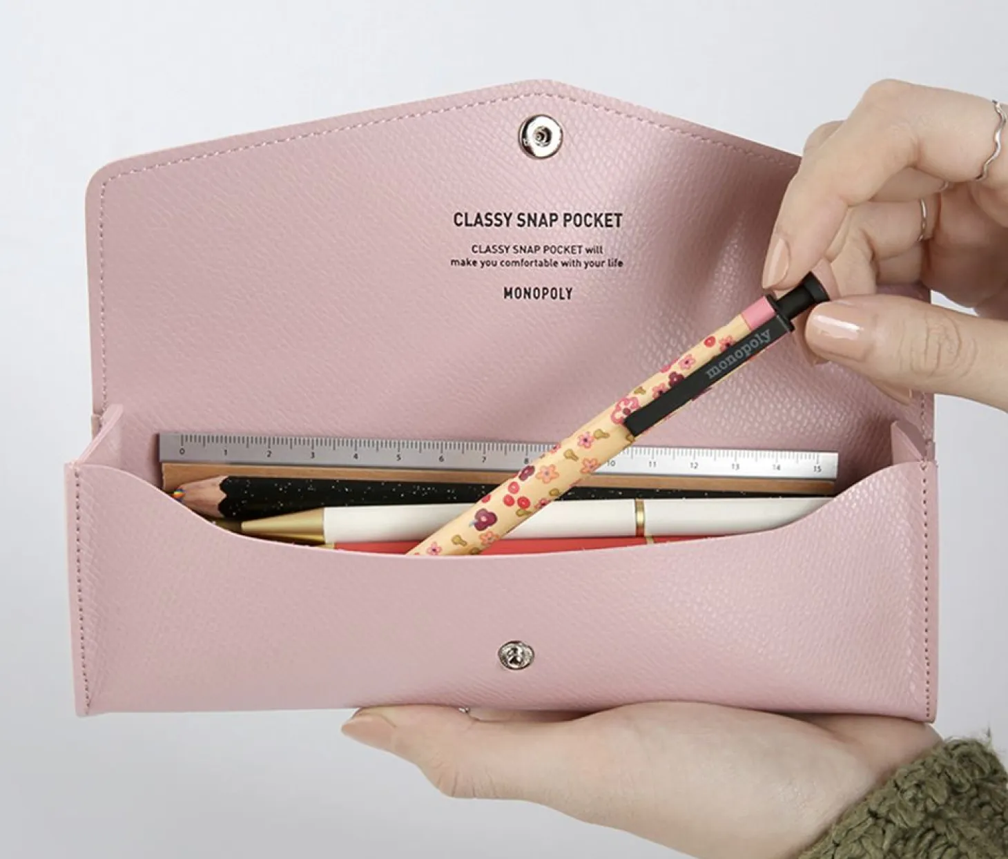 Classy Snap Pocket Pouch