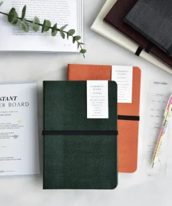 Classy Textured Leather B6 Weekly Planner