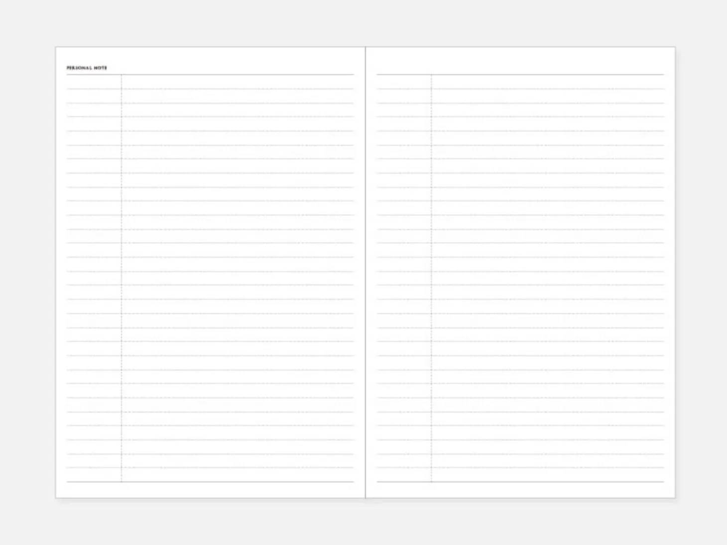Classy Textured Leather B6 Weekly Planner