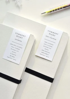 Classy Textured Leather B6 Weekly Planner