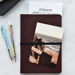 Classy Textured Leather B6 Weekly Planner