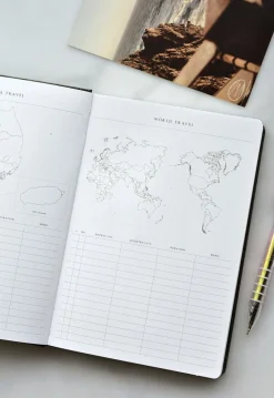 Classy Textured Leather B6 Weekly Planner