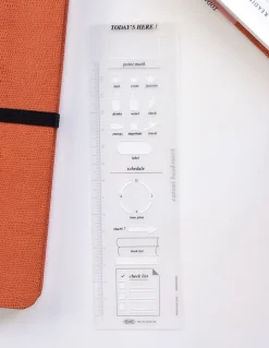 Classy Textured Leather B6 Weekly Planner