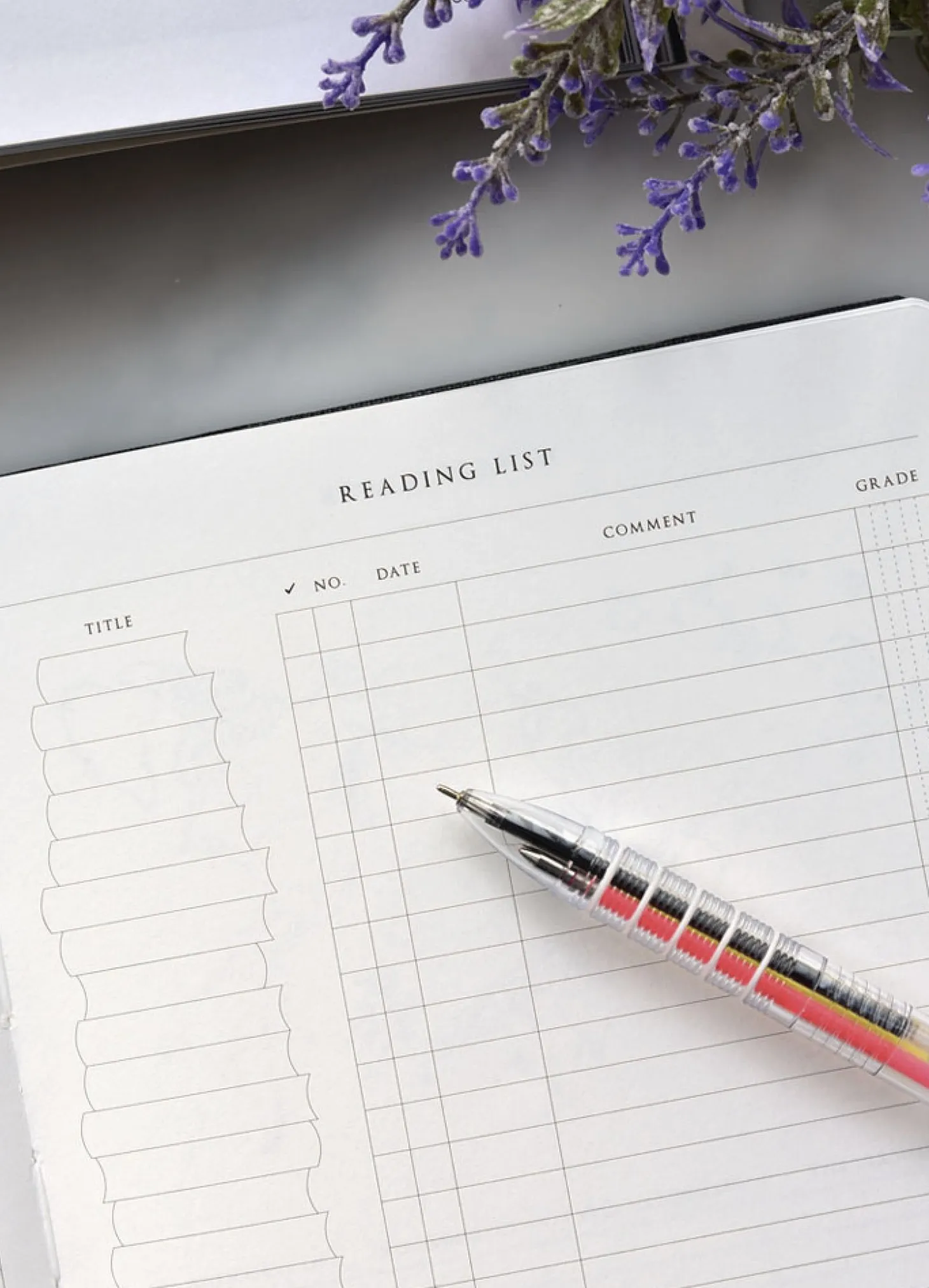 Classy Textured Leather B6 Weekly Planner