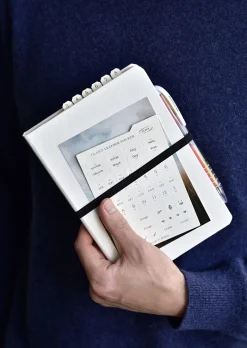 Classy Textured Leather B6 Weekly Planner