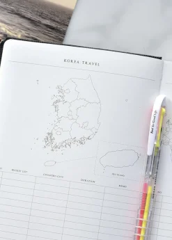 Classy Textured Leather B6 Weekly Planner