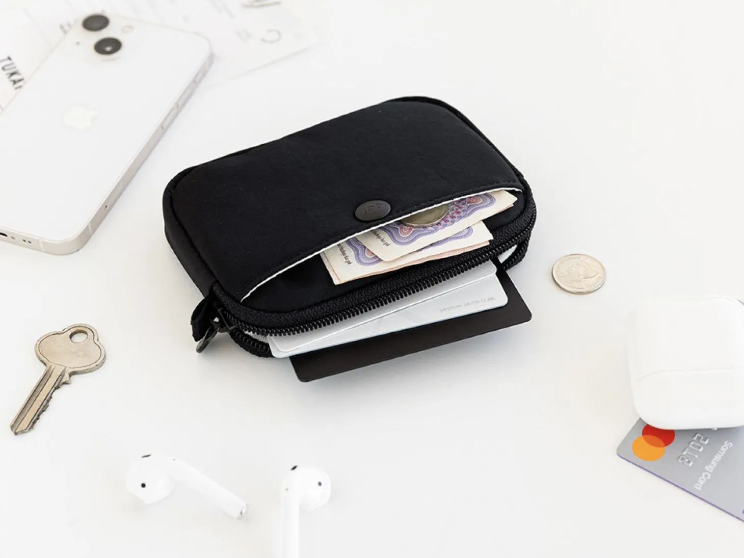 Coi Puppy Twill Card Pouch
