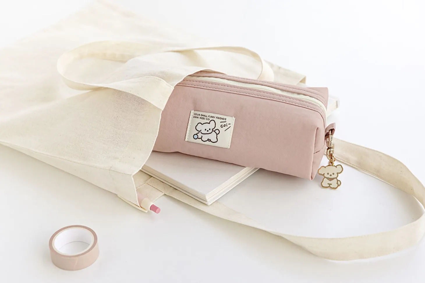 Coi Puppy Twill Pen Pouch
