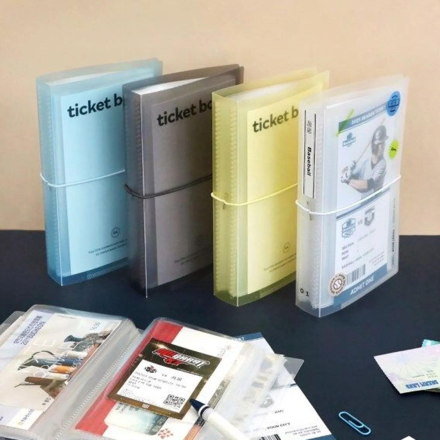 Collect Ticket Book Binder