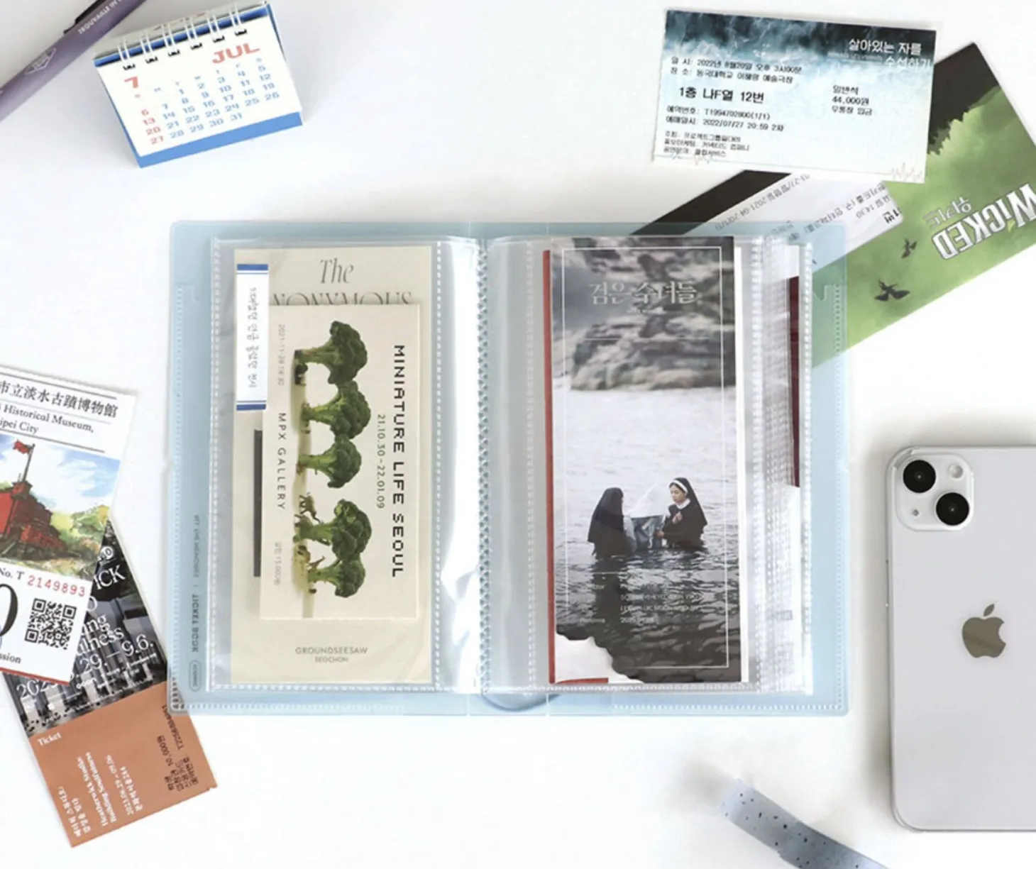 Collect Ticket Book Binder
