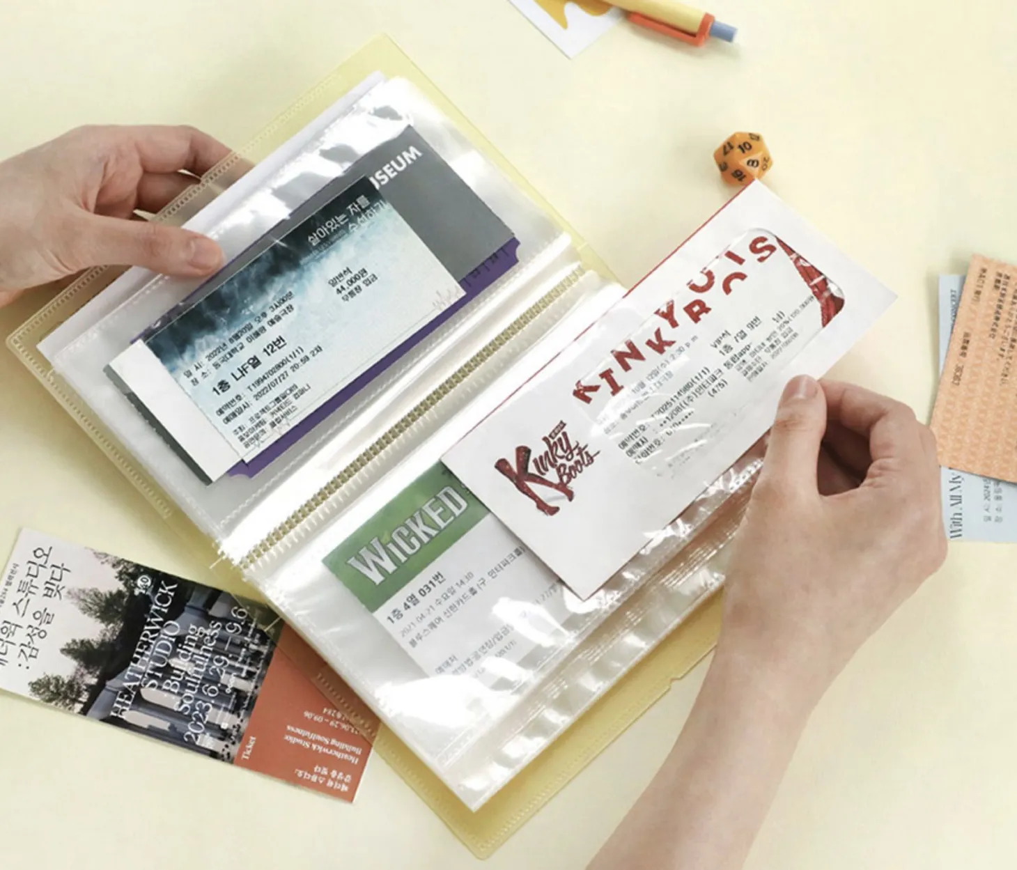 Collect Ticket Book Binder