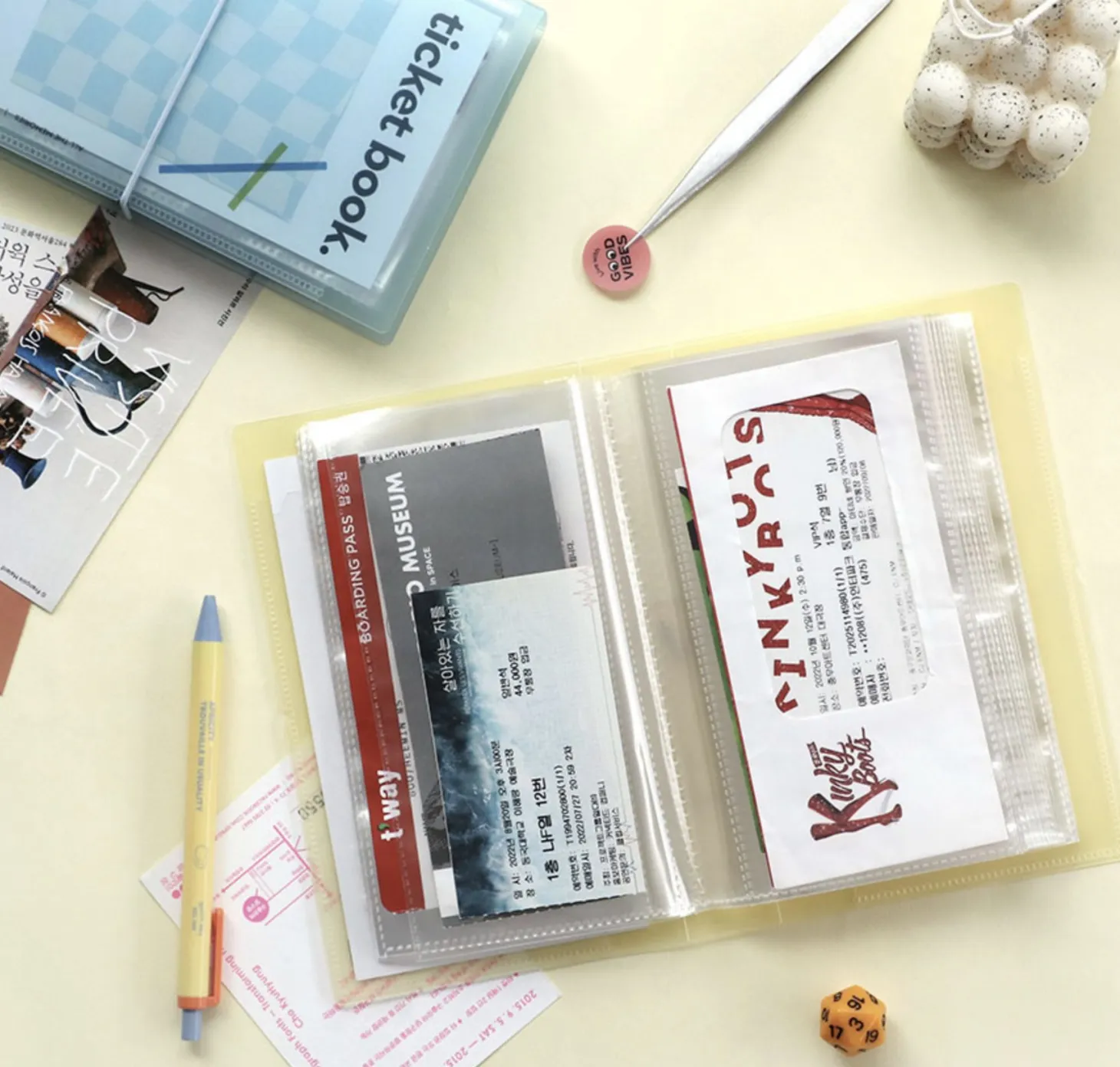 Collect Ticket Book Binder