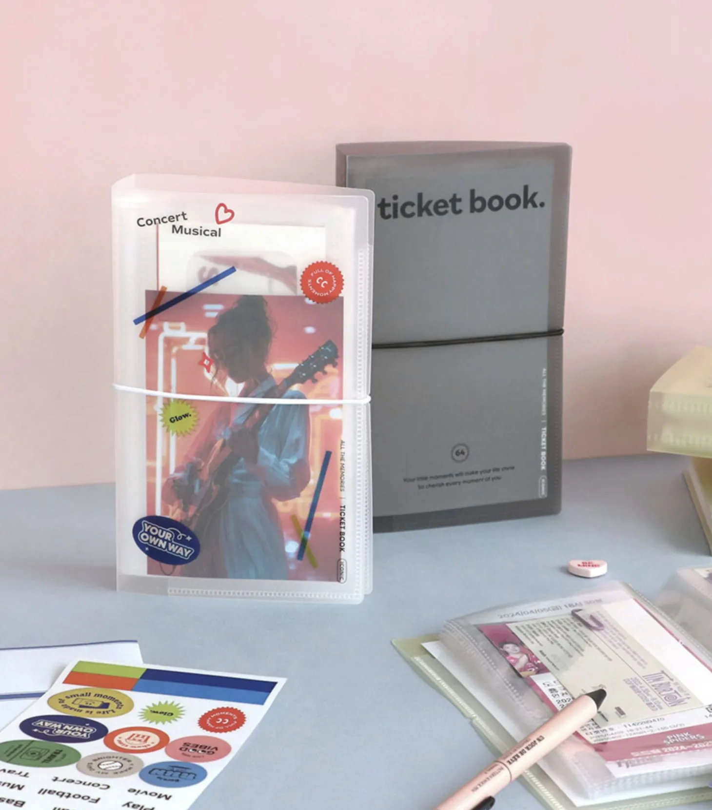 Collect Ticket Book Binder