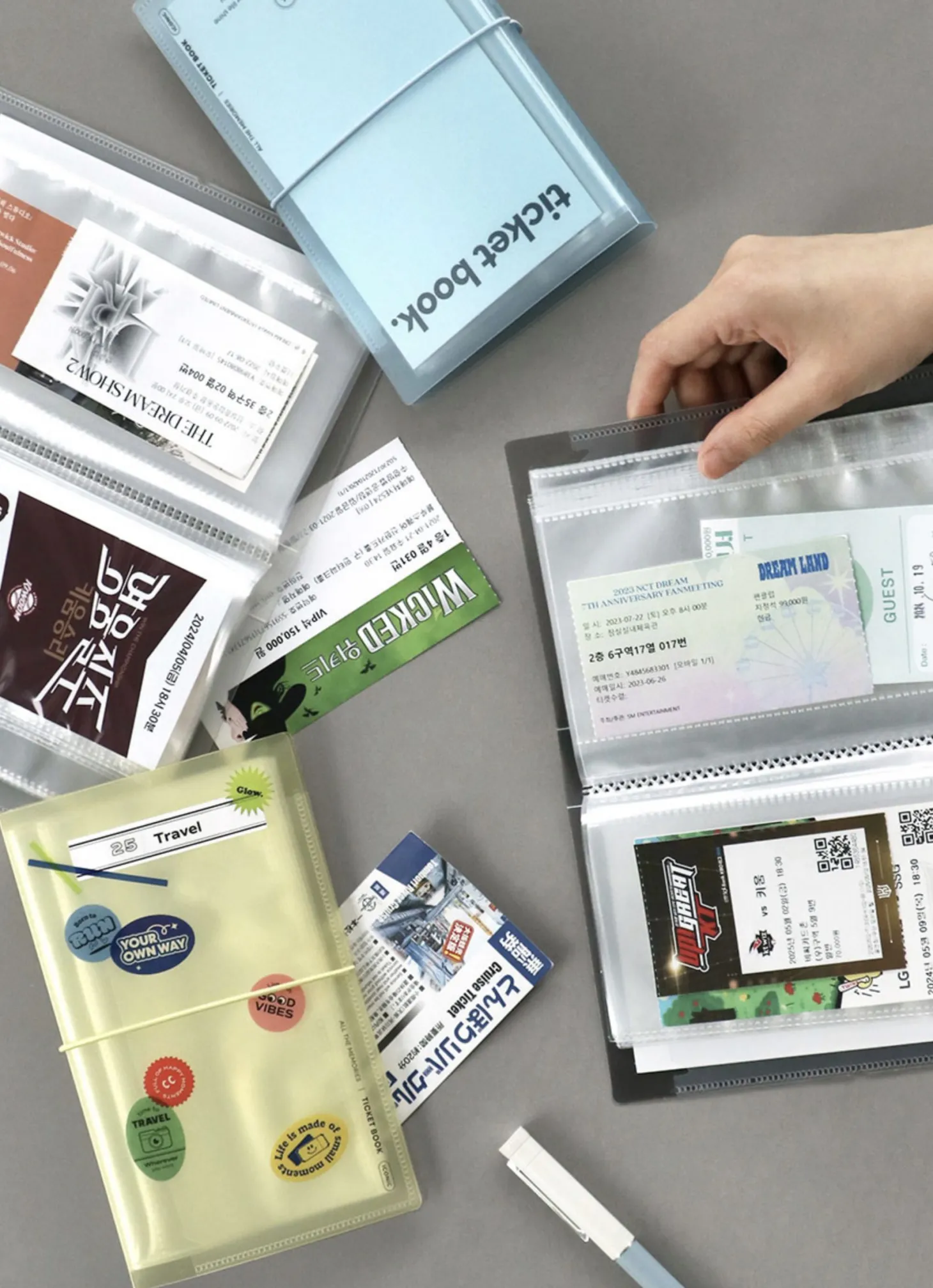 Collect Ticket Book Binder
