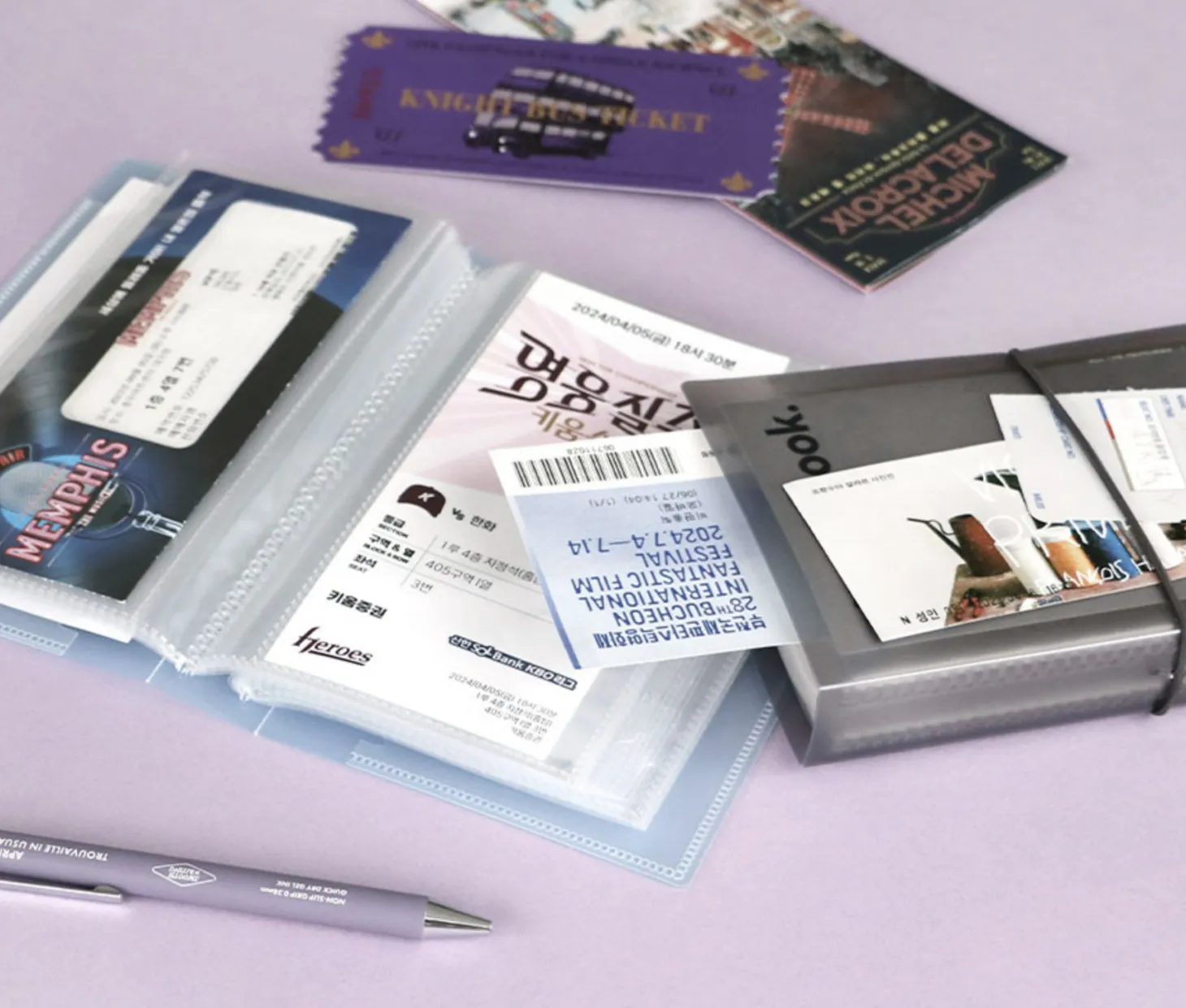 Collect Ticket Book Binder
