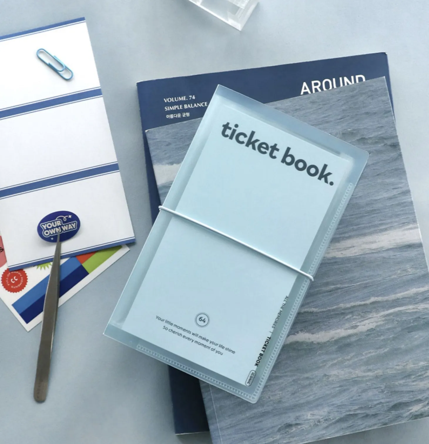 Collect Ticket Book Binder