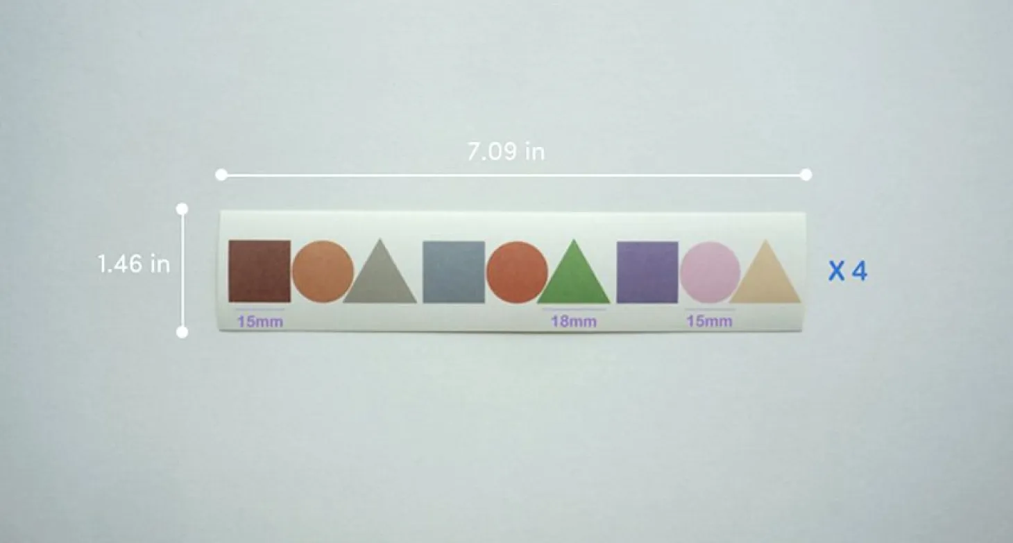 Color Block Shape Sticker v1