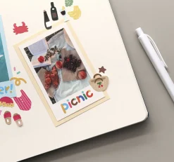 Color Combo Alphabet Removable Sticker