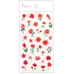 Colored Pencil Drawing Flower Sticker