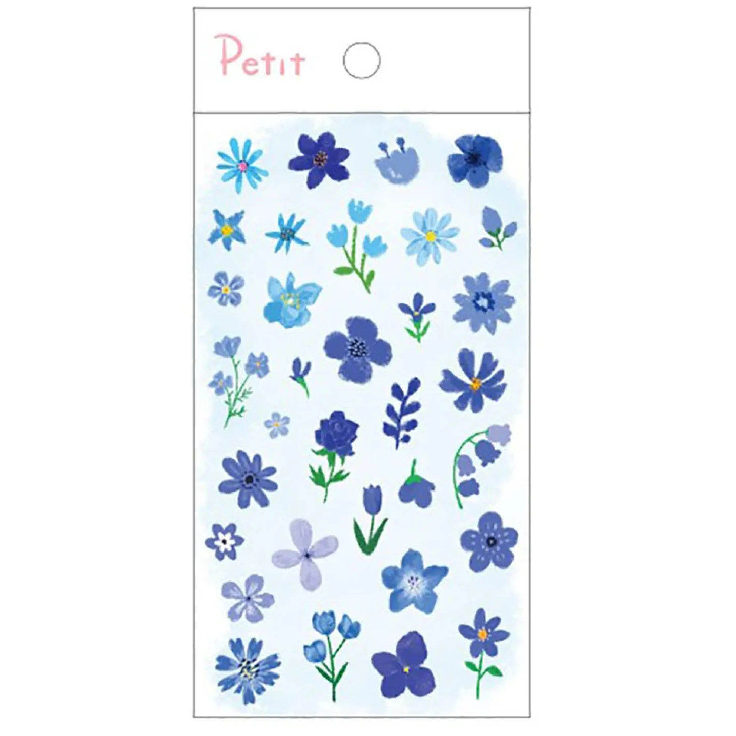 Colored Pencil Drawing Flower Sticker